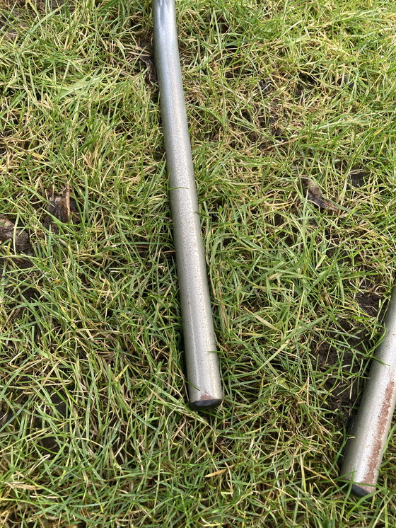 Image 1 of Stapelstoelen sledestoelen vintage jaren 60-7