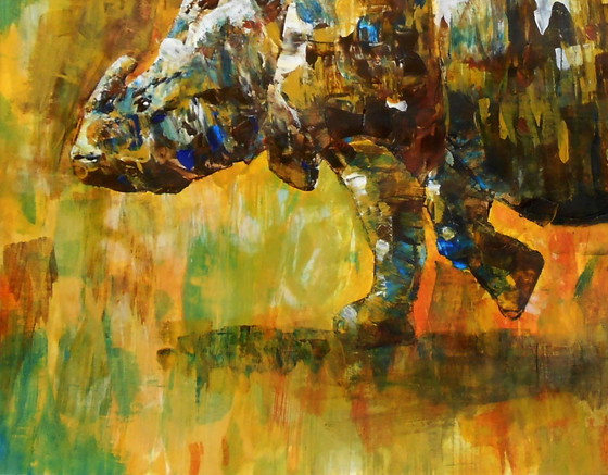 Image 1 of Toujours debout et fort (peint à la main)