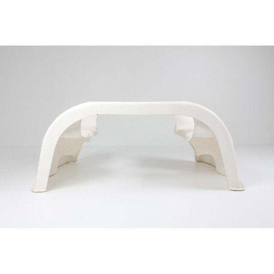 Image 1 of Vintage "Auberge" seating group in white fiberglass by Gunter Beltzig, 1971