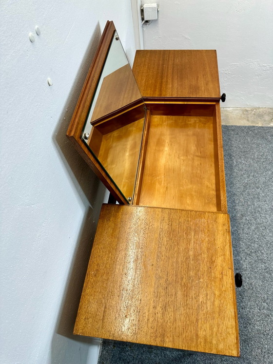 Tocador de teca de diseño danés Mid Century, años 60, Adolphsen & Søn, Cómodas, Madera, Marrón (foto 10 de 15)