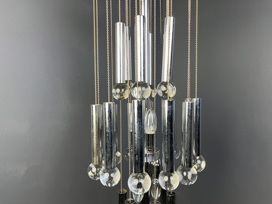 Image 1 of Vintage chandelier by Gaetano Sciolari, 1970s