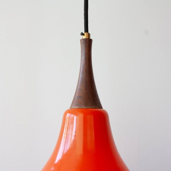 1960s Orange Glass Pendant – Pendant lamps (photo 5 of 14)