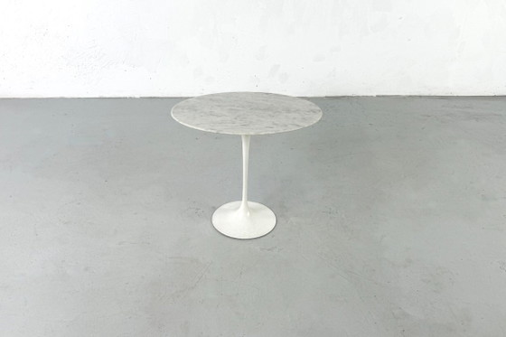 Side Table/Gueridon Tulip by Eero Saarinen for Knoll International - 1960s – Aluminium (photo 2 of 11)