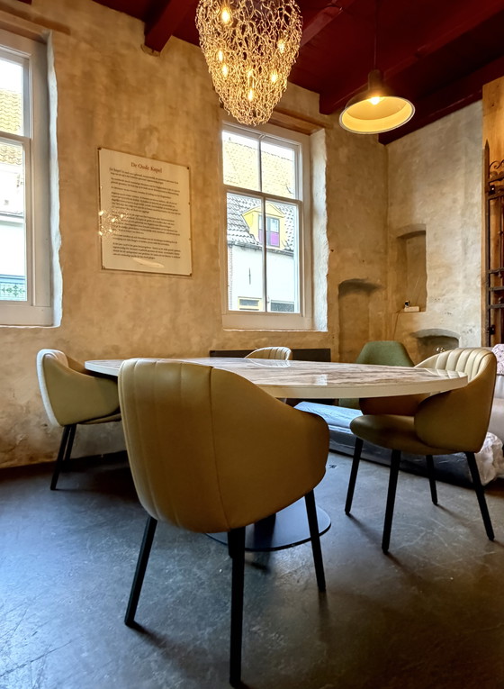 Image 1 of Sedie da pranzo Leolux Baani (4) NW €6380,-