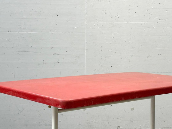 Tavolo Pieghevole Vintage Svizzero – Rosso & Bianco, Mid-Century – Tavoli da giardino, Altro (photo 7 of 15)