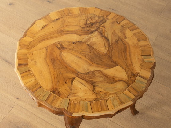 Barok bijzettafel met ingelegd werk, circa 1790 – Hout (photo 5 of 7)