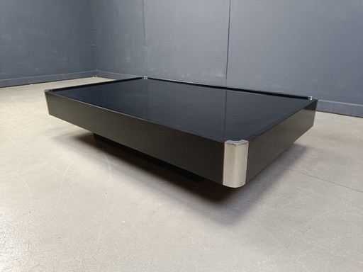 Table basse laquée vintage fabriquée en Italie, années 1970