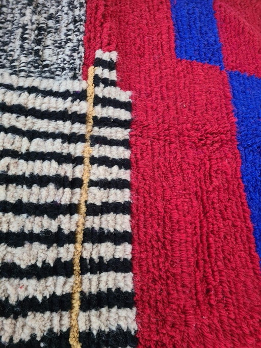 Handwoven natural wool rug, traditionally woven, size 200/300 cm