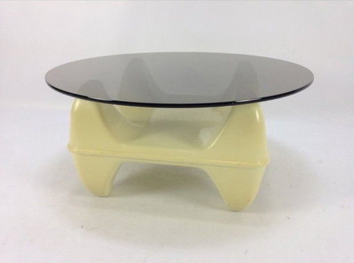 Table basse vintage de l'ère spatiale