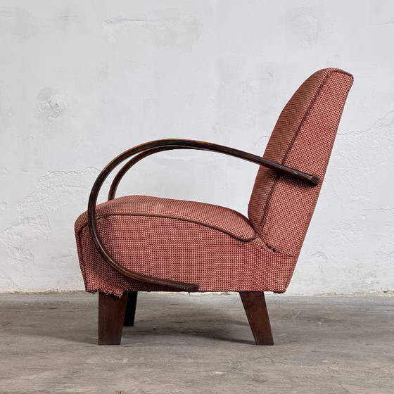 Image 1 of Coppia di poltrone Halabala H-410, anni '30 – Art Déco cecoslovacco