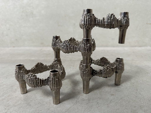 4x vintage candlesticks - Quist Nagel