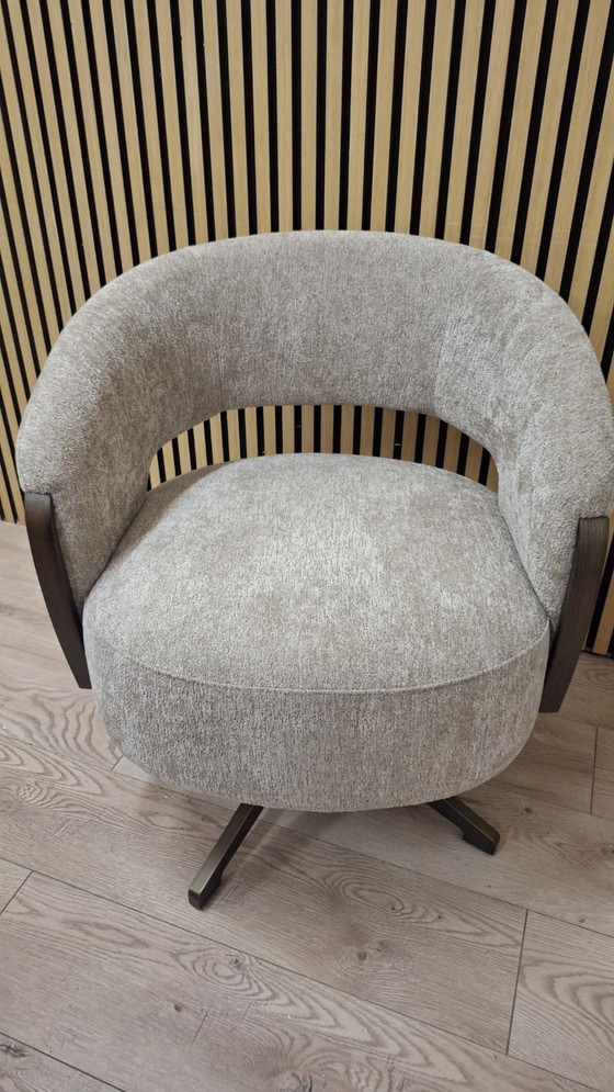 Set di 6 poltrone girevoli modello Pollux di Richmond Interiors – Sedie da pranzo, Textile, Wood (photo 8 of 11)