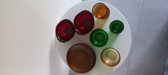 Image 1 of Vintage arcoroc servies jaren'70 