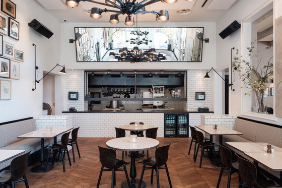 Image 1 of Lampadario Tonone Bolt | 18 bracci nero fumé