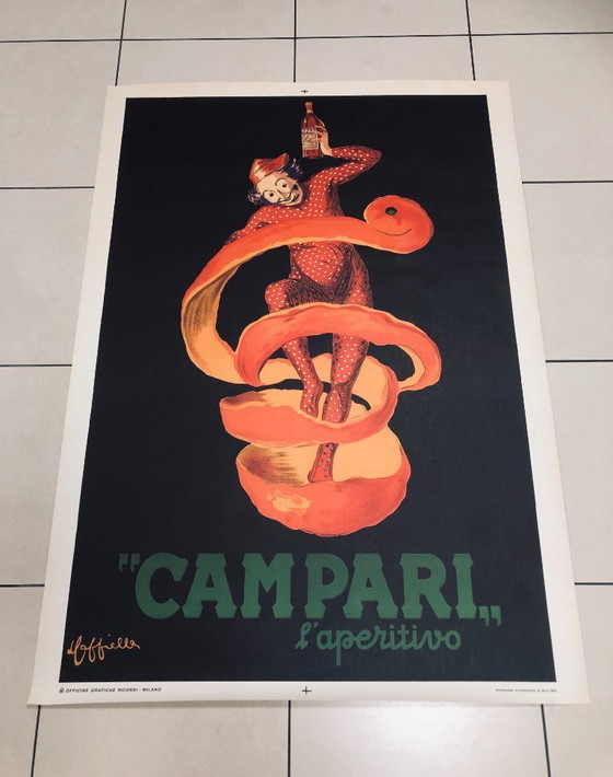 Image 1 of  Leonetto Cappiello, 1950 - SPIRITELLO CAMPARI - Manifesto originale d'epoca