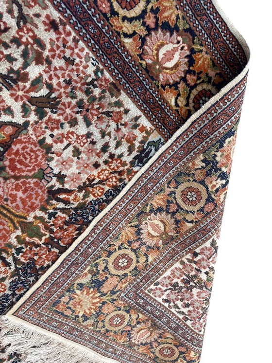 Image 1 of Alfombra persa de seda 135x200cm alfombra colgante