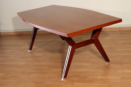 Image 1 of Tafel van Tolomeo, ontworpen door Ico Parisi en Ennio Fazioli voor MIM Rome, Italië, 1958.