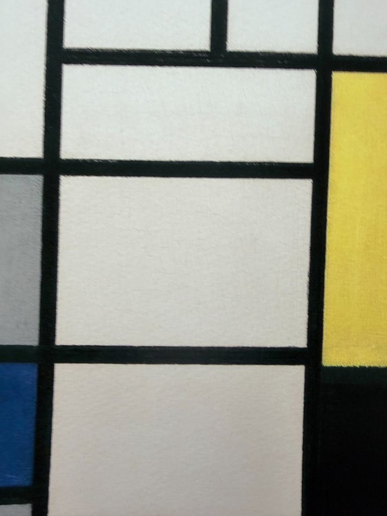 Image 1 of Piet Mondrian (1872–1944), Composizione con rosso, nero, giallo, blu e grigio, 1921, Stampato nel Regno Unito