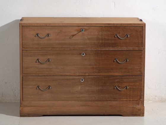 Antique Japanese chest of drawers - Taishō / Showa Period (c. ) #30 – Metal (photo 37 of 40)
