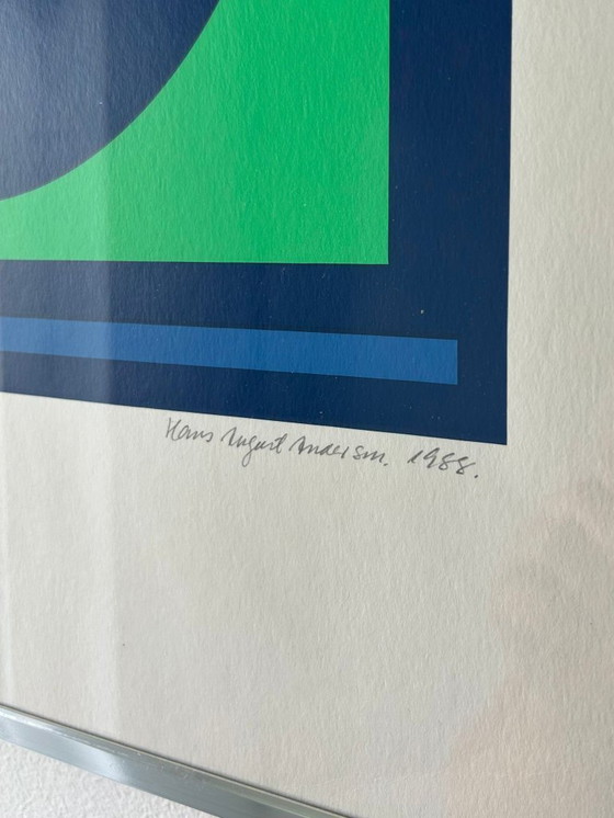 Image 1 of Litografía Hans August Andersen Danés 1988 limitada