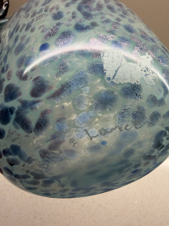 Heino Lance – Handgeblazen Zweedse studioglazen karaf – Gesigneerd – Glazen & Karaffen, Glass (photo 8 of 11)
