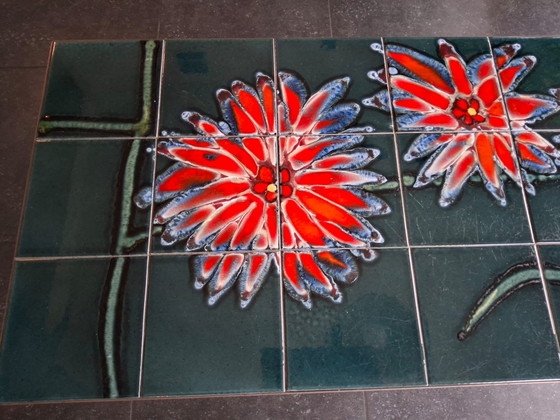 Image 1 of Salontafel met bijzet tafeltje Adri jaren 60/70