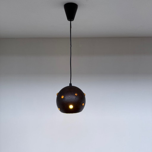 Hanglamp Bol Brutalistisch Jaren 60