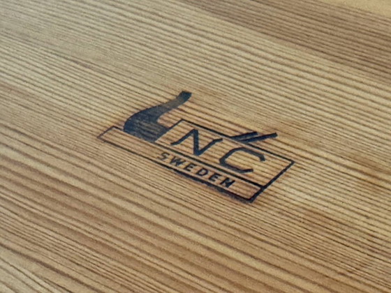 Image 1 of Set da pranzo con tavolo allungabile e 8 sedie di NC Sweden, anni '70