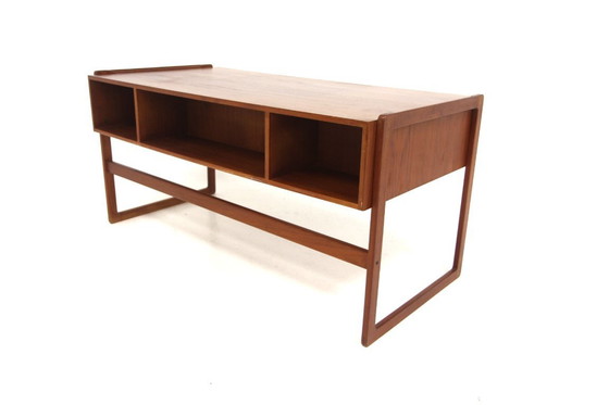 Image 1 of Skandinavischer Teakholzschreibtisch, Schweden, 1960