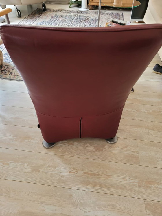 Montis Loge Poltrona – Pelle Rosso Bordeaux – Gerard Van Den Berg – Poltrone, Leather, Metal (photo 2 of 13)