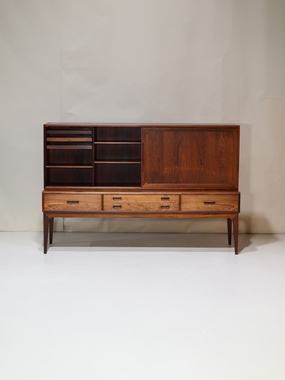Image 1 of Highboard Kai Kristiansen 54 Rosewood Danish Sideboard