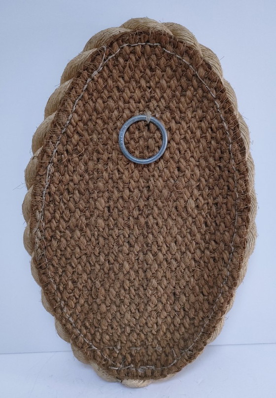 Image 1 of braided rope mirror dlg audoux minet 1960s