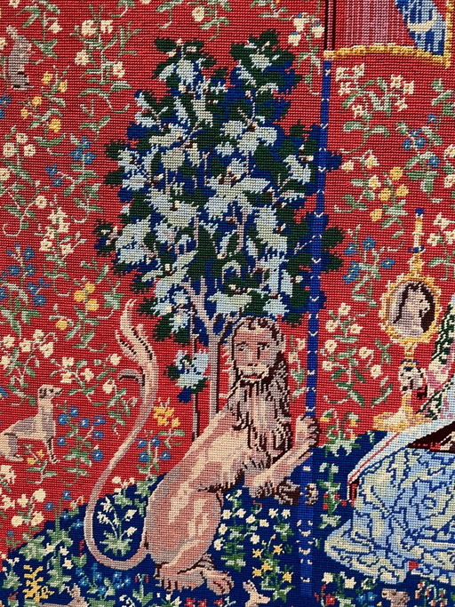 Tapisserie faite à la main – wanddecoratie, Wool, Cotton (photo 2 of 6)