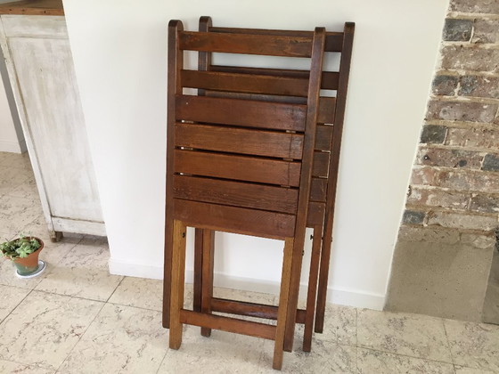 Folding chairs “Au Feu De Bois” – Wood (photo 5 of 24)