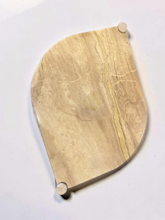 Image 1 of Vintage Italian travertine coffee table