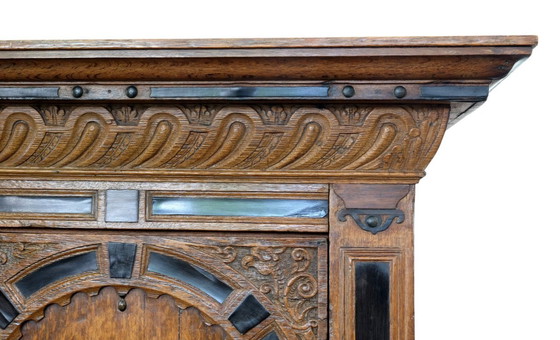 Image 1 of Hollandse 17de eeuwse Toogkast eikenhout