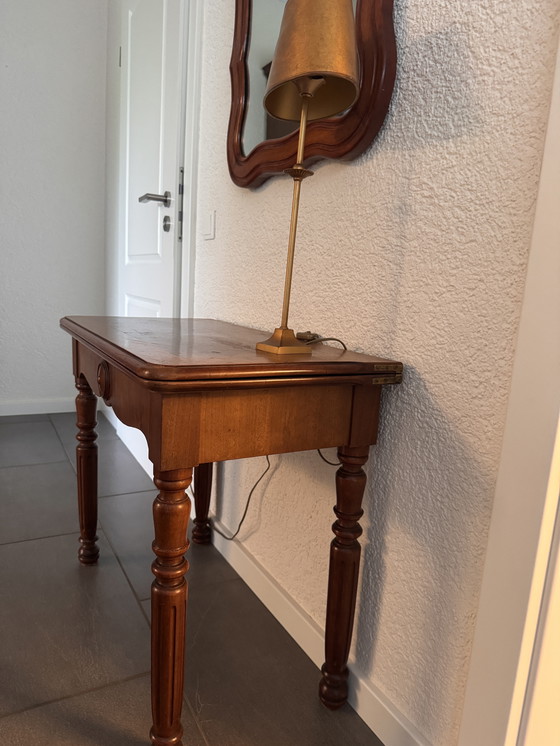 Image 1 of Antieke consoletafel met spiegel - Elegante set in klassieke stijl