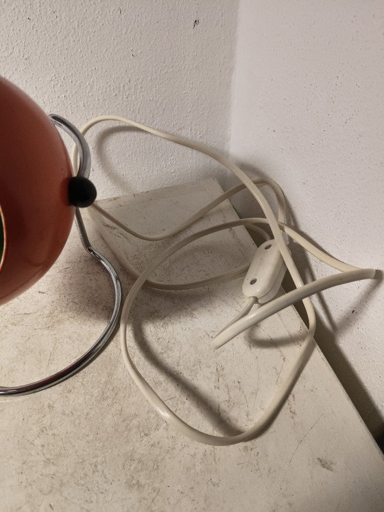 Image 1 of Vintage design Abo Randers eye ball space age metalen tafellamp 