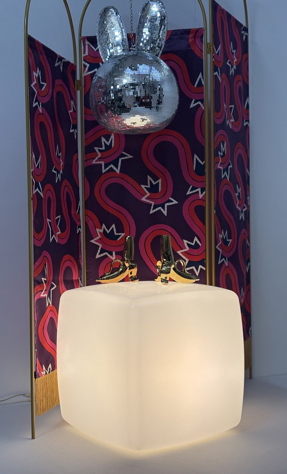 Image 1 of Ilu design kubus ice cube XL vloerlamp vierkant kunststof