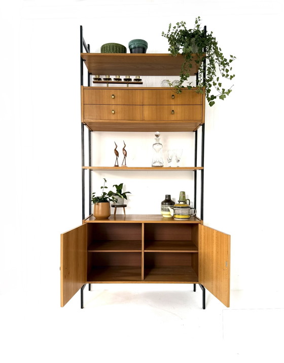 Image 1 of Parete attrezzata modulare autoportante vintage anni '60