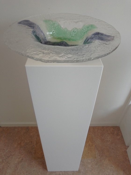 Image 1 of Glass object / unica / dish by Marjan Timman