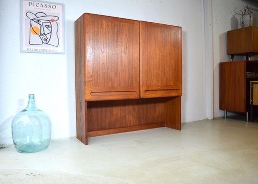 Danish Teak Highboard Vintage Cabinet Dresser Schrank – high boards, Wood
