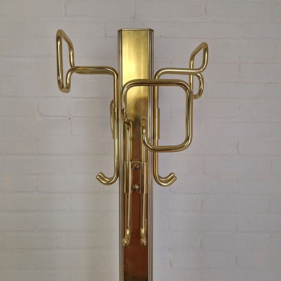 Image 1 of Porte-manteau doré/bronze de style Hollywood Regency