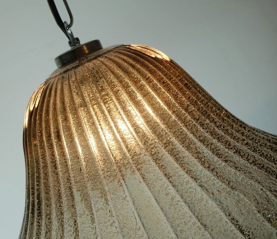 Image 1 of Lampe pendante du milieu du siècle Briloner Leuchten Verre de Murano et métal 1970