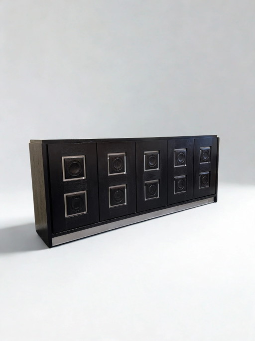 Belgian Brutalist Black Sideboard – dressoirs, Metal (photo 2 of 4)