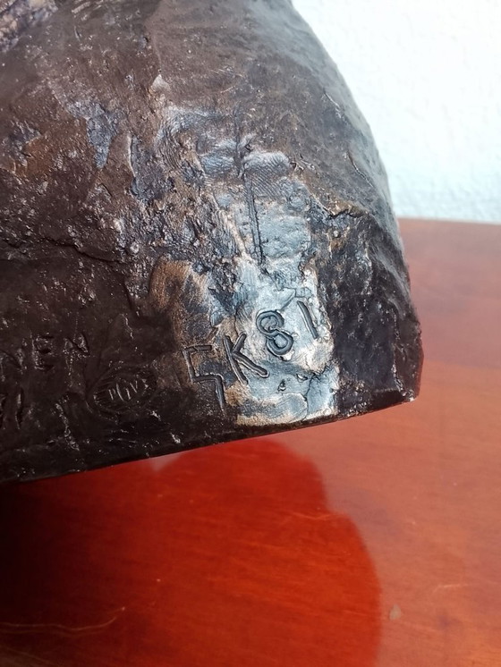 Image 1 of Geert Kunen sculptuur – Handgemaakt & Gesigneerd – Vintage Art