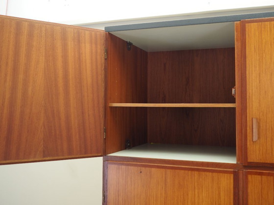 Image 1 of Armoire en teck, design danois, années 1970, fabricant : Omann Jun