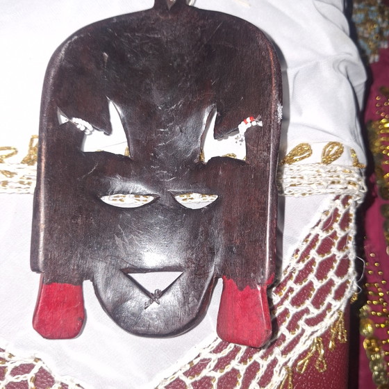 6 x Masques Africains 2 – Décorations murales, Wood (photo 5 of 12)