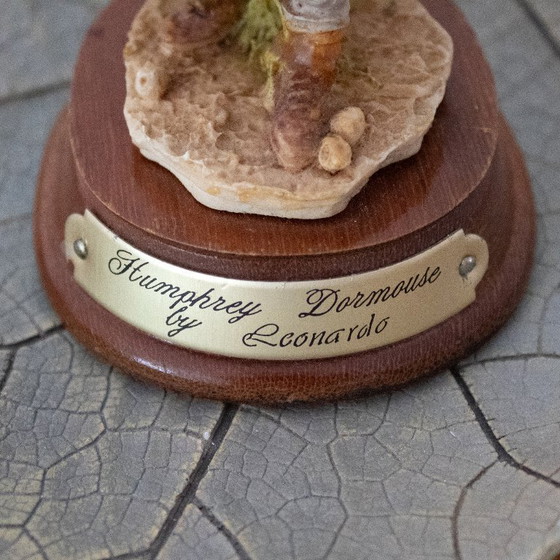 Image 1 of Figurine de loir Humphrey vintage de 1989 par Leonardo, souris du village Little Nook