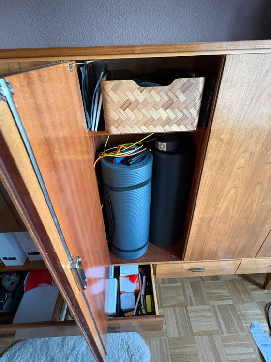 Armoire de rangement vintage Mid-Century; Bois de noyer – Armoires de rangement, Other, Wood (photo 3 of 5)